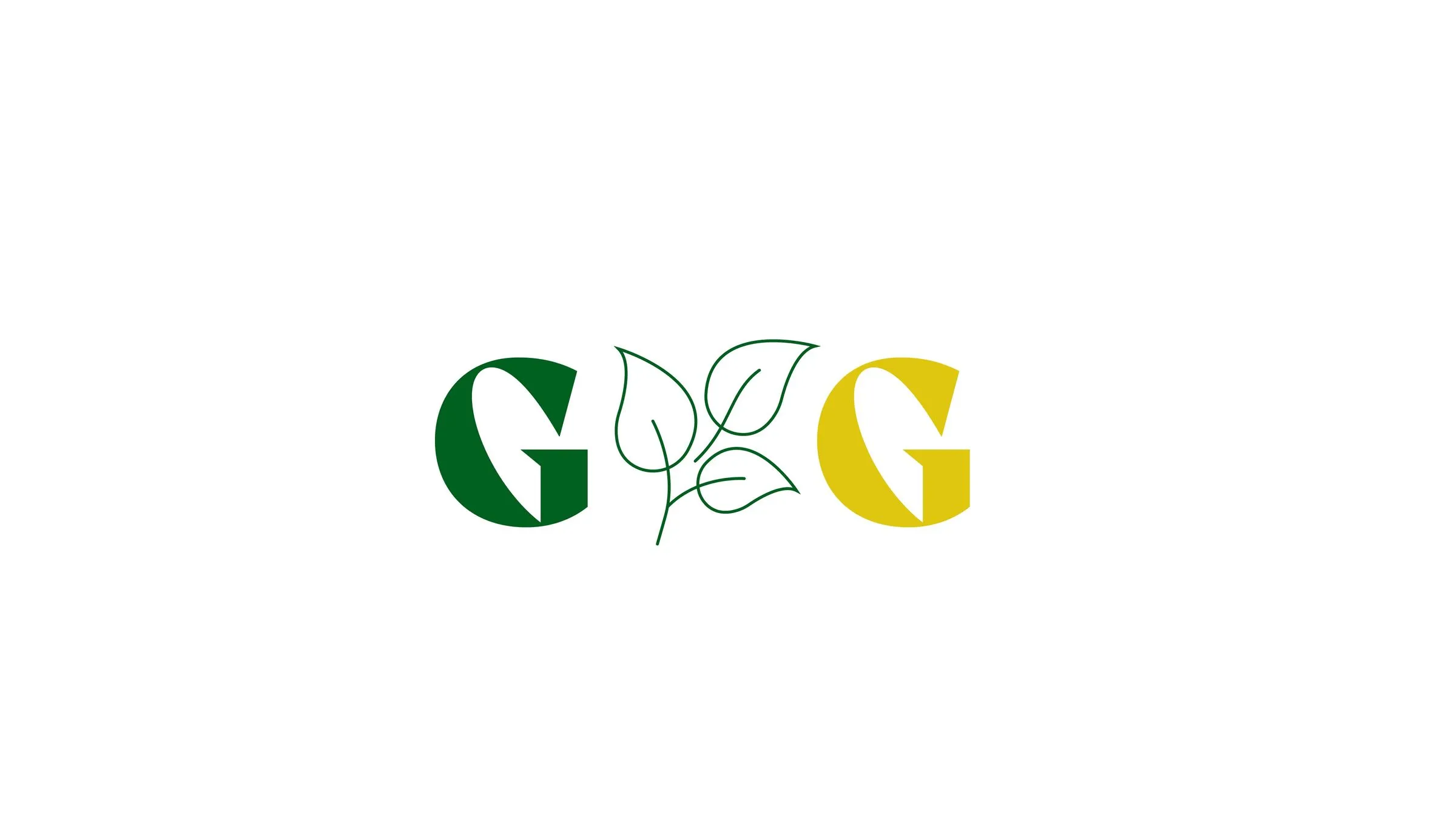 Submark van GroenGoud met de letters G en G