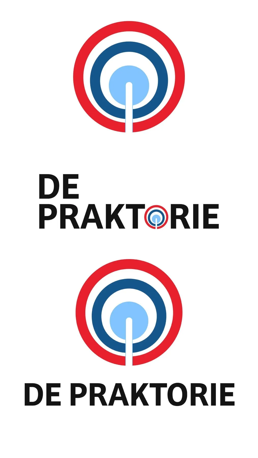 Logo-ontwerp De Praktorie in twee varianten