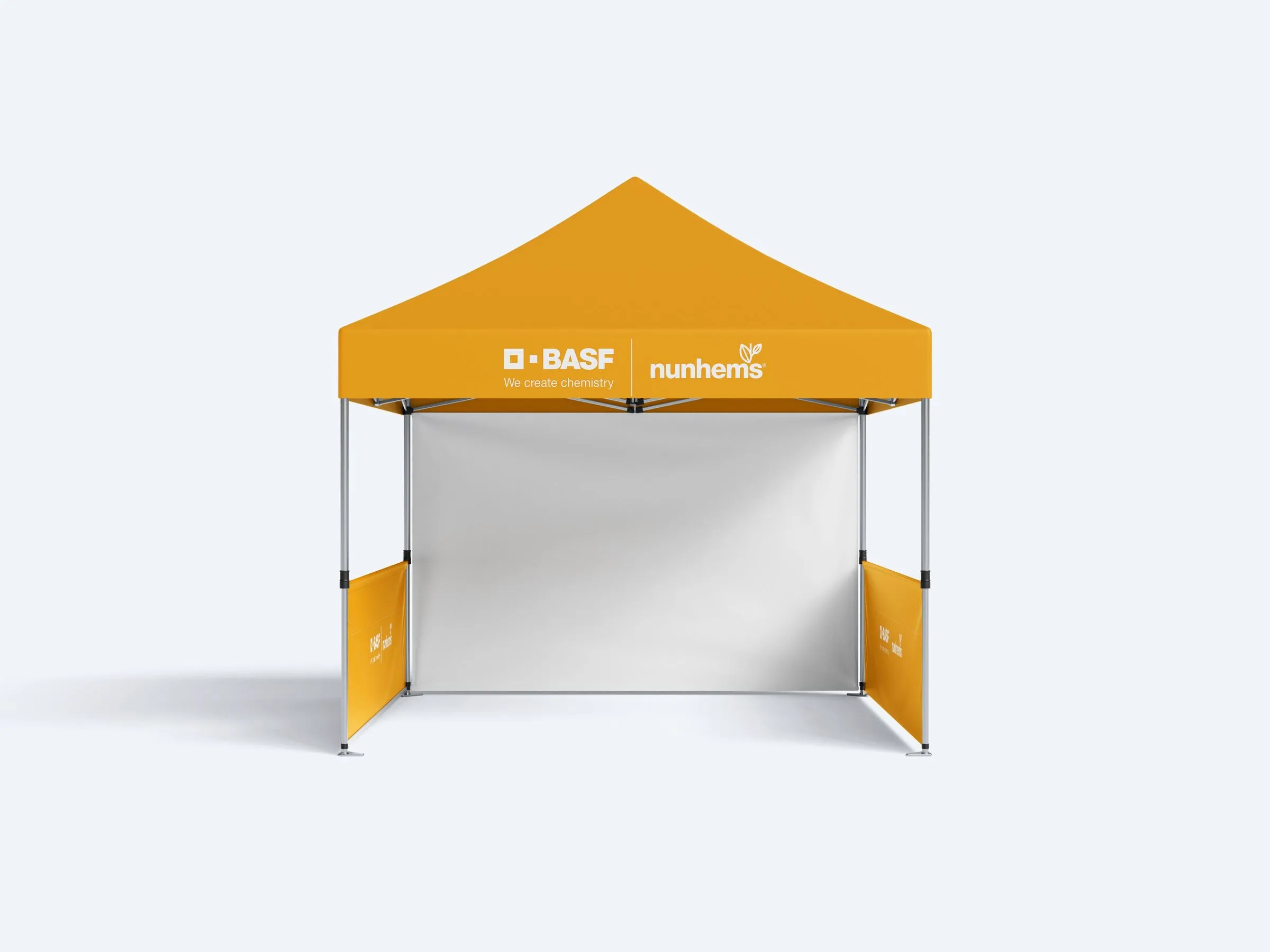 Bedrukte partytent voor BASF en Nunhems