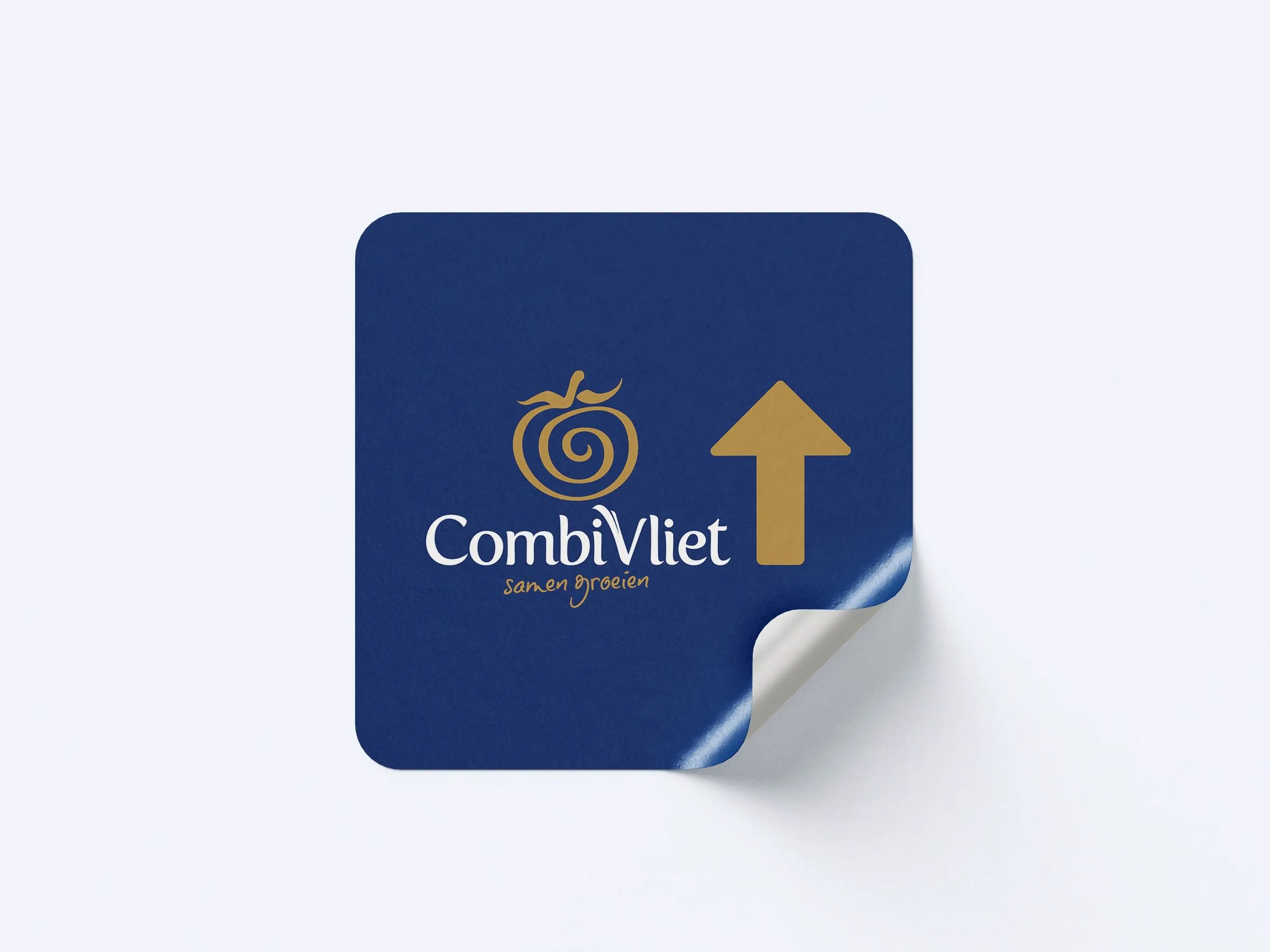 Sticker met het logo van CombiVliet